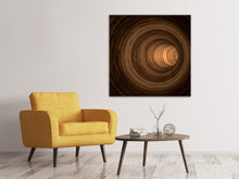 Laden Sie das Bild in den Galerie-Viewer, Leinwandbild Abstrakter Tunnel