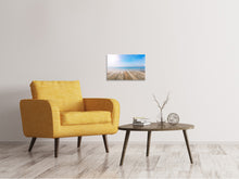 Laden Sie das Bild in den Galerie-Viewer, Leinwandbild Das schöne Strandhaus