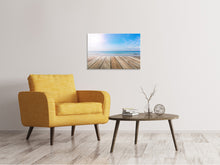 Laden Sie das Bild in den Galerie-Viewer, Leinwandbild Das schöne Strandhaus