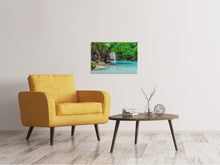 Laden Sie das Bild in den Galerie-Viewer, Leinwandbild Fliessgewässer