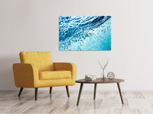 Laden Sie das Bild in den Galerie-Viewer, Leinwandbild Wasser in Bewegung