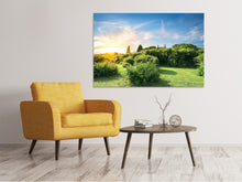 Laden Sie das Bild in den Galerie-Viewer, Leinwandbild Sonnenaufgang im Park
