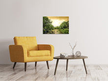 Laden Sie das Bild in den Galerie-Viewer, Leinwandbild Am Ende des Waldes