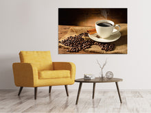Laden Sie das Bild in den Galerie-Viewer, Leinwandbild Kaffeepause