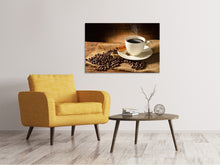 Laden Sie das Bild in den Galerie-Viewer, Leinwandbild Kaffeepause