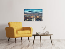 Laden Sie das Bild in den Galerie-Viewer, Leinwandbild Skyline Manhattan Citylights