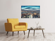 Laden Sie das Bild in den Galerie-Viewer, Leinwandbild Skyline Manhattan Citylights