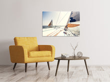 Laden Sie das Bild in den Galerie-Viewer, Leinwandbild Segelyacht