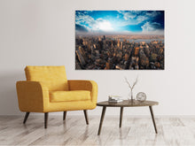 Laden Sie das Bild in den Galerie-Viewer, Leinwandbild Skyline Über den Dächern von Manhattan