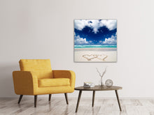 Laden Sie das Bild in den Galerie-Viewer, Leinwandbild Strandliebe