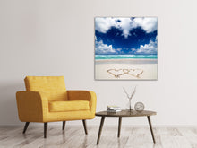 Laden Sie das Bild in den Galerie-Viewer, Leinwandbild Strandliebe