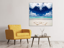 Laden Sie das Bild in den Galerie-Viewer, Leinwandbild Strandliebe