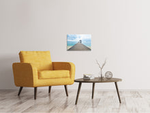 Laden Sie das Bild in den Galerie-Viewer, Leinwandbild Ozean-Steg