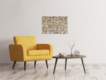 Laden Sie das Bild in den Galerie-Viewer, Leinwandbild Sandsteinmauer