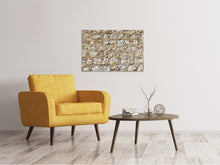 Laden Sie das Bild in den Galerie-Viewer, Leinwandbild Sandsteinmauer