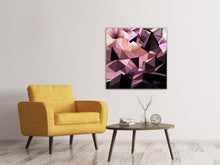 Laden Sie das Bild in den Galerie-Viewer, Leinwandbild 3D-Kristallstruktur