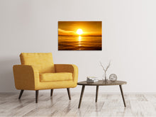 Laden Sie das Bild in den Galerie-Viewer, Leinwandbild Traumhafter Sonnenuntergang