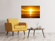 Laden Sie das Bild in den Galerie-Viewer, Leinwandbild Traumhafter Sonnenuntergang
