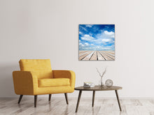 Laden Sie das Bild in den Galerie-Viewer, Leinwandbild Hoch über den Wolken