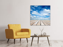 Laden Sie das Bild in den Galerie-Viewer, Leinwandbild Hoch über den Wolken