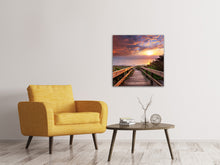 Laden Sie das Bild in den Galerie-Viewer, Leinwandbild Sonnenuntergang