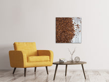 Laden Sie das Bild in den Galerie-Viewer, Leinwandbild Kaffeebohnen