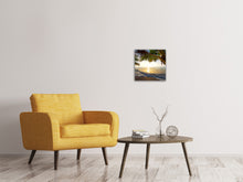 Laden Sie das Bild in den Galerie-Viewer, Leinwandbild Strandsicht