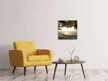 Laden Sie das Bild in den Galerie-Viewer, Leinwandbild Strandsicht
