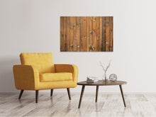 Laden Sie das Bild in den Galerie-Viewer, Leinwandbild Bretterwand