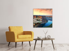 Laden Sie das Bild in den Galerie-Viewer, Leinwandbild Sonnenuntergang Rocky Mountains