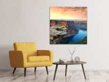 Laden Sie das Bild in den Galerie-Viewer, Leinwandbild Sonnenuntergang Rocky Mountains