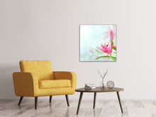 Laden Sie das Bild in den Galerie-Viewer, Leinwandbild Romantische Lilien