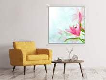 Laden Sie das Bild in den Galerie-Viewer, Leinwandbild Romantische Lilien