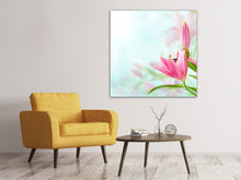 Laden Sie das Bild in den Galerie-Viewer, Leinwandbild Romantische Lilien