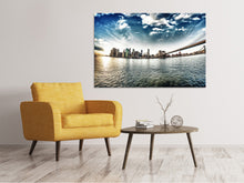 Laden Sie das Bild in den Galerie-Viewer, Leinwandbild Brooklyn Bridge From The Other Side