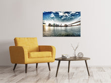 Laden Sie das Bild in den Galerie-Viewer, Leinwandbild Brooklyn Bridge From The Other Side