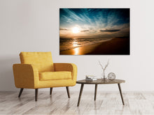 Laden Sie das Bild in den Galerie-Viewer, Leinwandbild Strandspaziergang