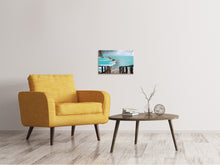 Laden Sie das Bild in den Galerie-Viewer, Leinwandbild Haus am Wasserfall