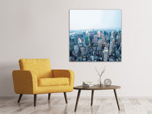 Laden Sie das Bild in den Galerie-Viewer, Leinwandbild Skyline Manhattan in der Abenddämmerung