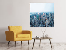 Laden Sie das Bild in den Galerie-Viewer, Leinwandbild Skyline Manhattan in der Abenddämmerung