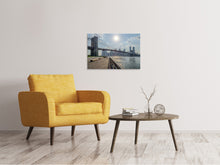 Laden Sie das Bild in den Galerie-Viewer, Leinwandbild Brooklyn Bridge