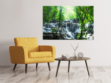 Laden Sie das Bild in den Galerie-Viewer, Leinwandbild Wasserfall Agua Azul