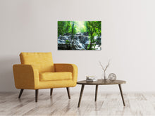 Laden Sie das Bild in den Galerie-Viewer, Leinwandbild Wasserfall Agua Azul