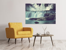 Laden Sie das Bild in den Galerie-Viewer, Leinwandbild Wasserfall Mexiko