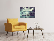 Laden Sie das Bild in den Galerie-Viewer, Leinwandbild Wasserfall Mexiko