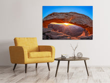 Laden Sie das Bild in den Galerie-Viewer, Leinwandbild Sonnenuntergang am Mesa Arch