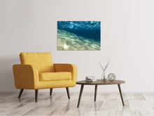 Laden Sie das Bild in den Galerie-Viewer, Leinwandbild Unter dem Wasser