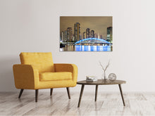 Laden Sie das Bild in den Galerie-Viewer, Leinwandbild Skyline Tokio in der Nacht
