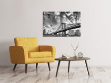 Laden Sie das Bild in den Galerie-Viewer, Leinwandbild Manhattan Bridge