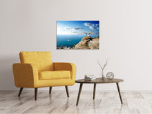 Laden Sie das Bild in den Galerie-Viewer, Leinwandbild Die Möwen und das Meer